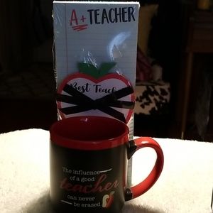 Abbey gift coffee mug and note pads